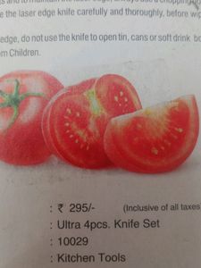 Pigeon Knife Set (Pack Of 4 Knives)