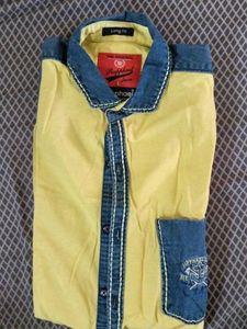 Sapphire Jeans Panel Shirt