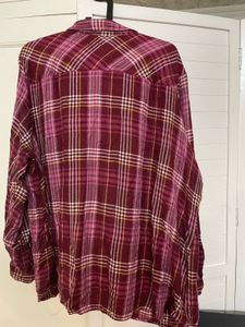 Plus Size Checked/plaid shirt