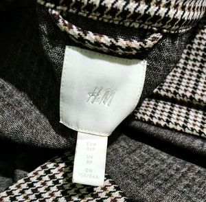 H&amp;M Plaid Blazer