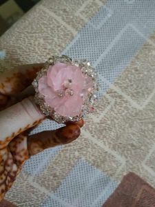 Pink Rose Statement Ring