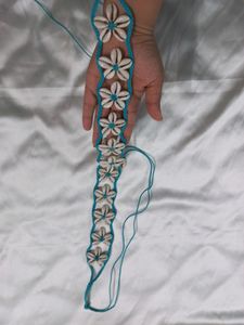 Turquoise color boho belt