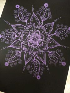 Mandal Mystic handpainting