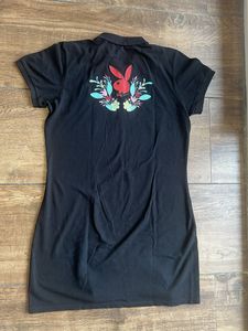 Playboy Bunny Black Polo Dress