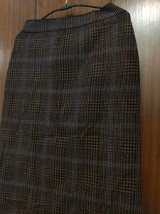 Woolen Casual Skirt