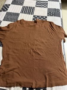 Brown Butterfly Graphic Tee