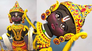 Lord Rama Clay Figurine