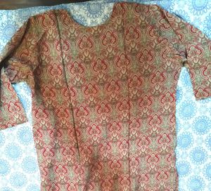 Printed Kurta (Free Skirt Long)