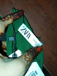 Emerald Green Layered Blouse