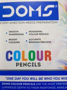 Doms Colour Pencils 24 Shades