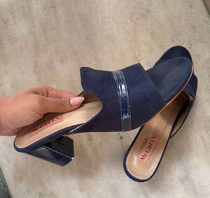 Navy Blue Mc GREEN Slides