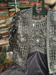 Elegant Embellished Dress with Jacket