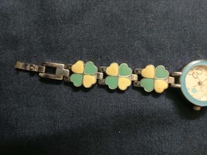 Vintage Clover Bracelet Watch