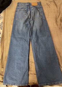 Ripped Wide Leg Jeans