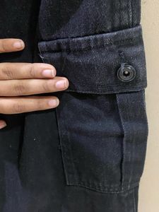 Women Black Cargo Pants