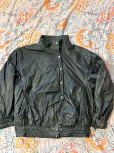 Vintage Black Leather Jacket