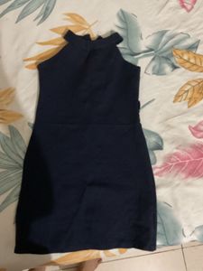 Navy Bodycon Mini Dress