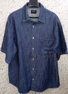 TOFFEE Summer Denim Half Shirt