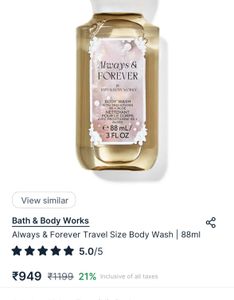 Bath &amp; Body Works Bodywash