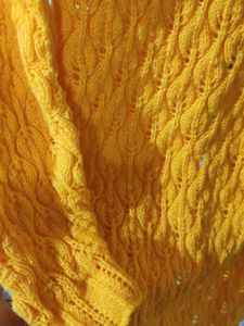 self  knitted sweater