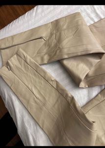 Zara Leather Flared Or Skinny Pants For Women