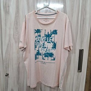 Pink Graphic Print T-Shirt