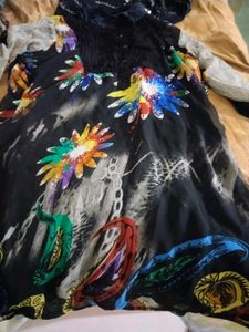 Floral Print Top,Short Kurti