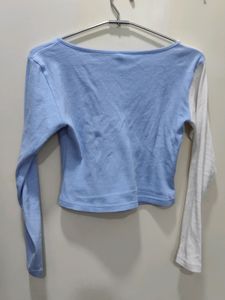 Blue N White Tshirt