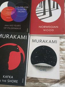 Murakami Books Combo Japanese Bestseller
