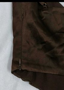 Zara Brown Corset Top