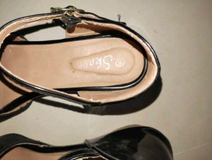 Black Ankle Strap Heels