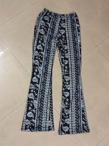 Paisley Print Flared Pants