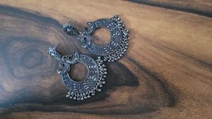 Oxidized Earrings &amp; Ring