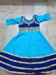 Blue Anarkali