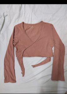 Pink Wrap Top