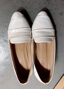 White Party Wear Loafers
