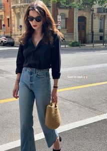 Zara Basic Bossy Blouse Shirt