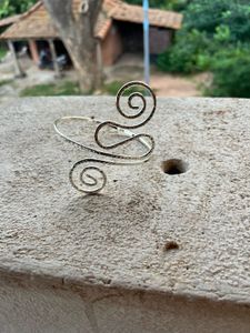 Silver Arm Cuff Bangle