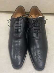 Classic Black Leather Dress Shoes