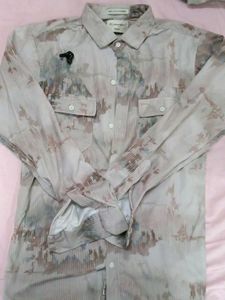 Unique Patterned Button-Down Shirt