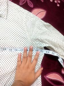 White Polka Dot Shirt