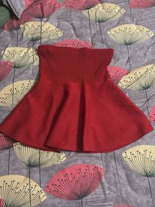 Red Zara Skirt