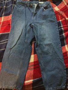 Blue Denim Mom Jeans High Waist