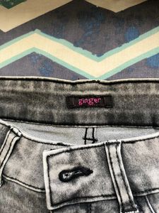 Gray Denim Jeans