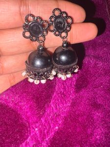 Earrings multicolor Jhumkas Set of 4