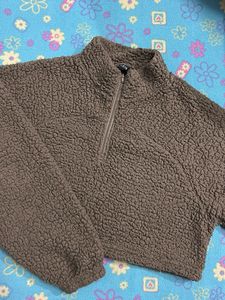 Brown Fleece Pullover