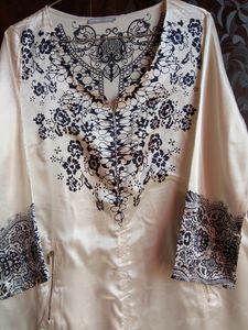 Smooth Satin Silk Tunic