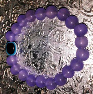 Amethyst Beaded Bracelet
