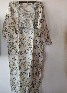 Floral Print Kurta