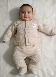 pack of 2 Cute Baby Outfit Set for winter warm